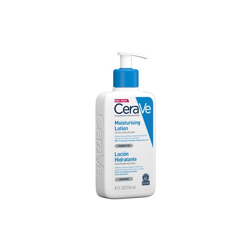 CeraVe Moisturising Lotion  Face and Body for Dry to Very Dry Skin 236 Ml