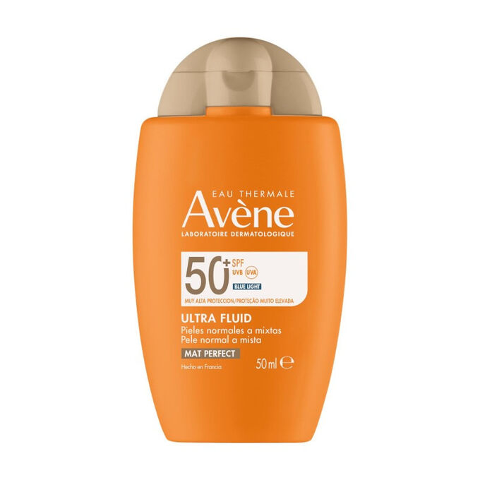 Avene Ultra Fluid SPF50+ Perfecteur Sunscreen Face Cream with 50ml Color
