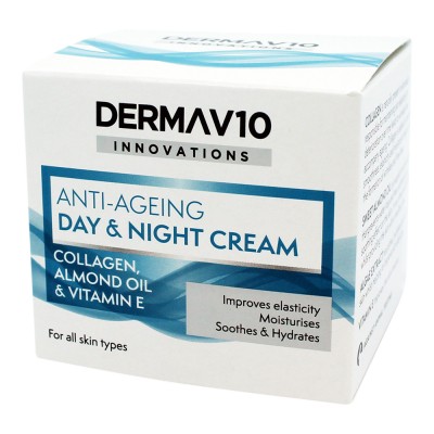 DermaV10 Anti-Ageing Day & Night Cream 50 Ml