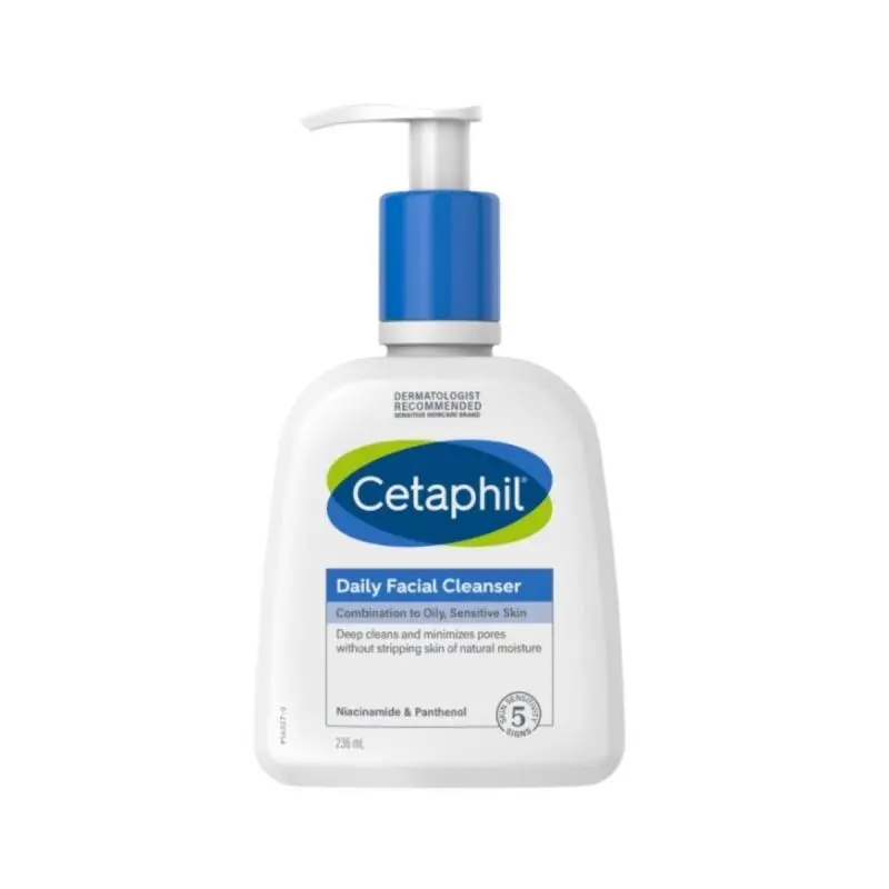 CETAPHIL Daily Facial Cleanser, Lekure e kombinuar-yndyrshme, sensitive
