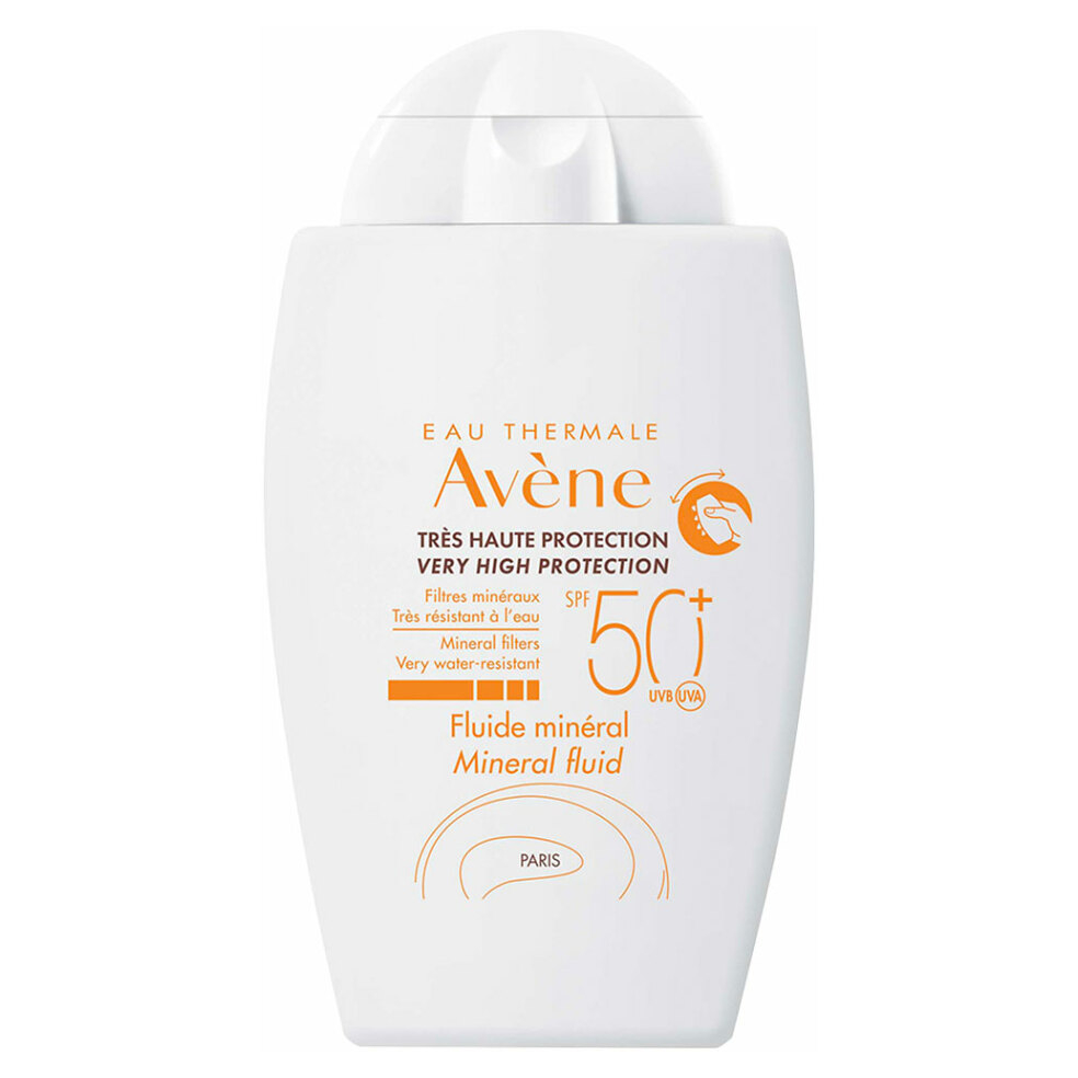 Avène Sun Mineral Fluid Protection Fluid Without Chemical Filters SPF 50+ 40 Ml
