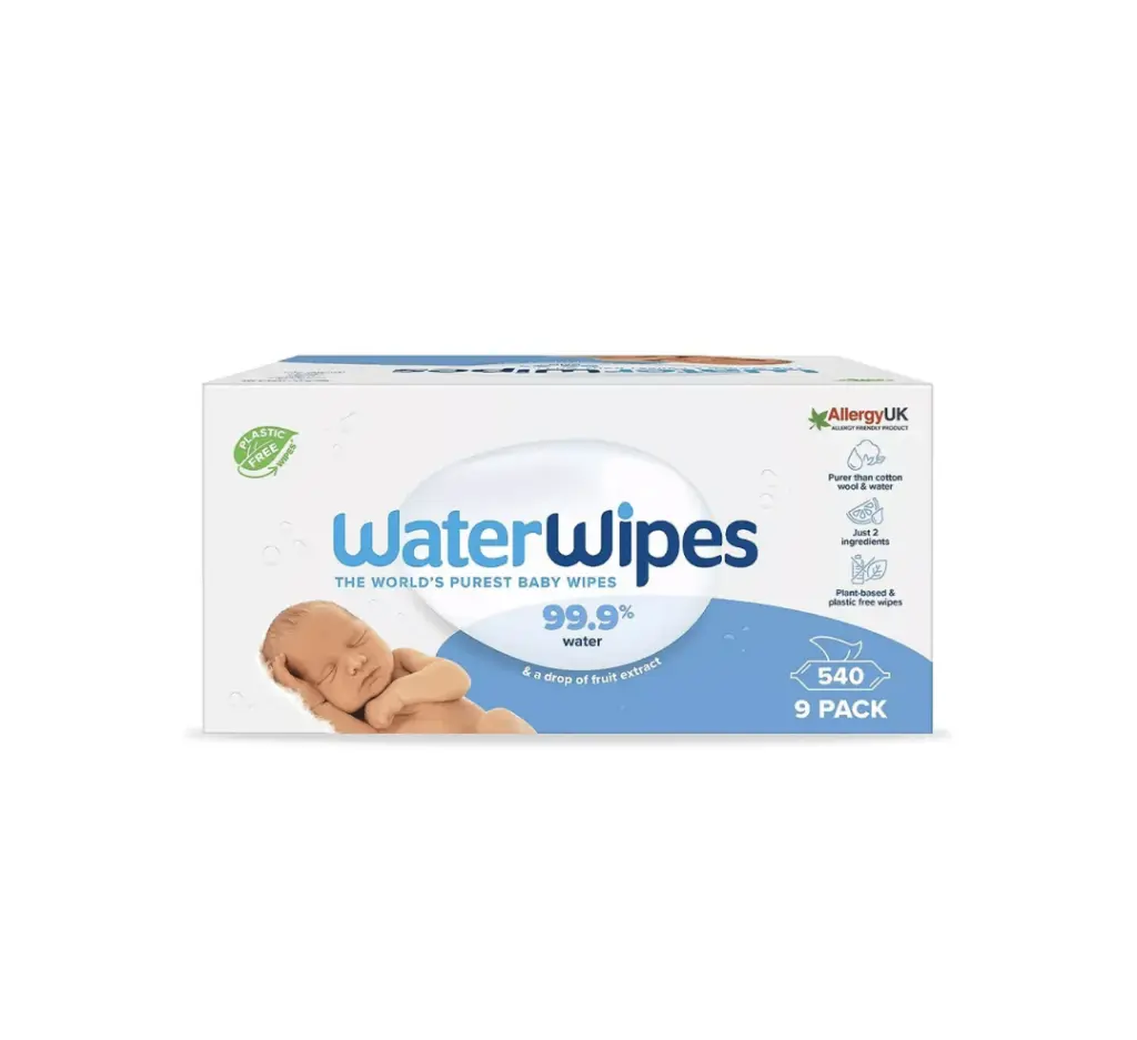 Water Wipes 99.9 % pure wipes 9x 60 wipes