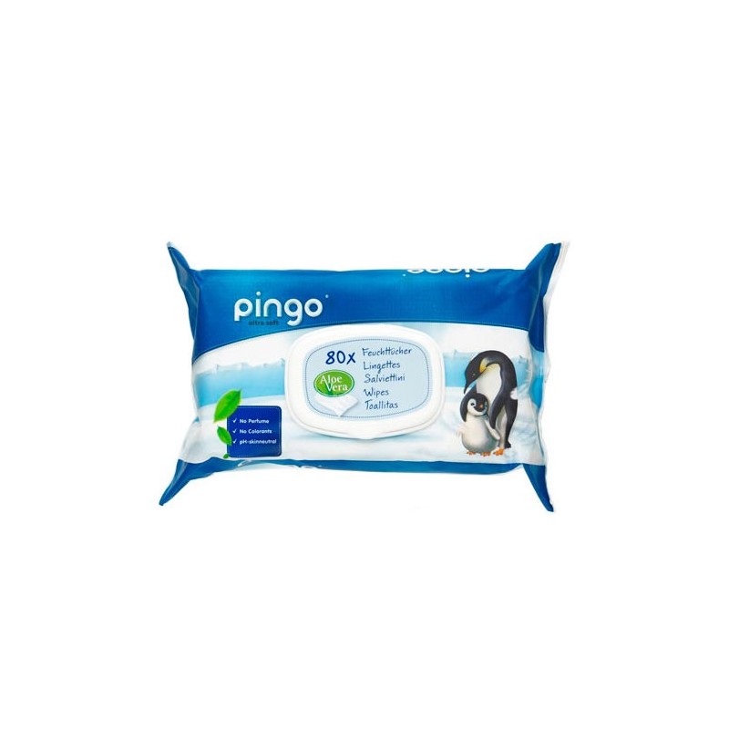 Pingo Toallitas Ecolgicas Sin Perfume 80 Unidades