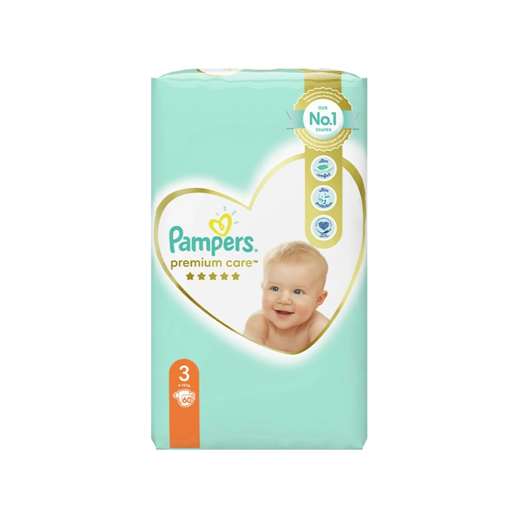 Pampers Premium Care 3 (6-10 kg) x 60 pcs