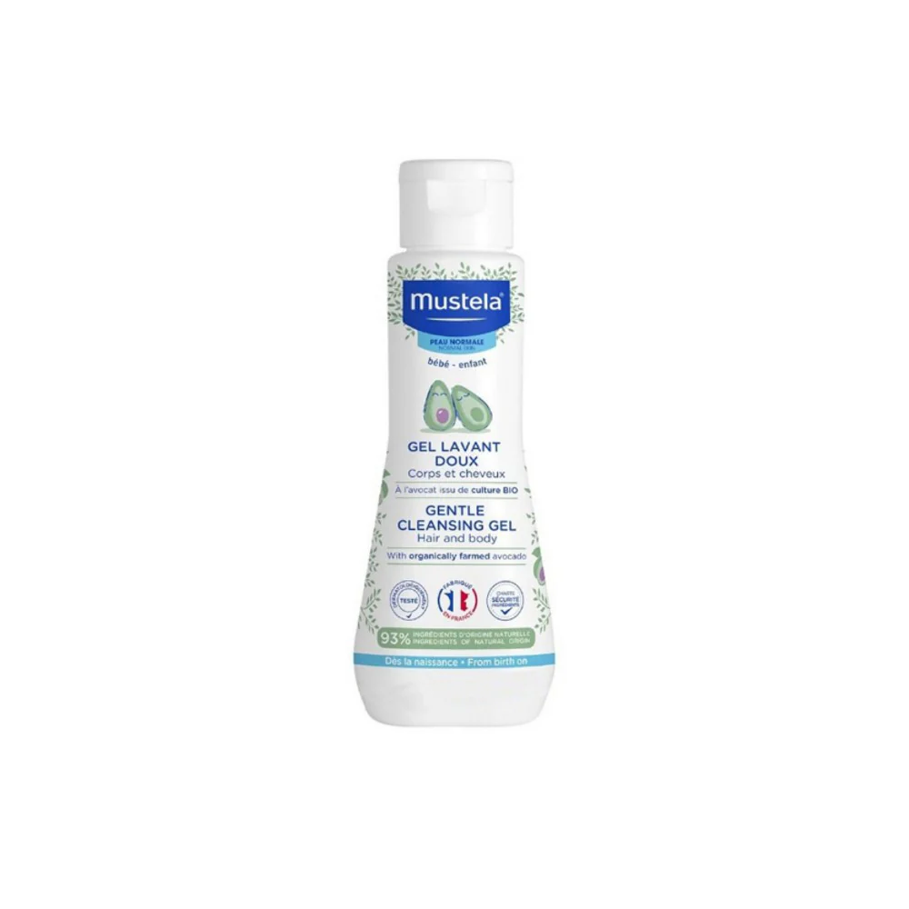 Mustela Bébé Bain Cleansing Gel for the Hair and Body for Children 200 Ml