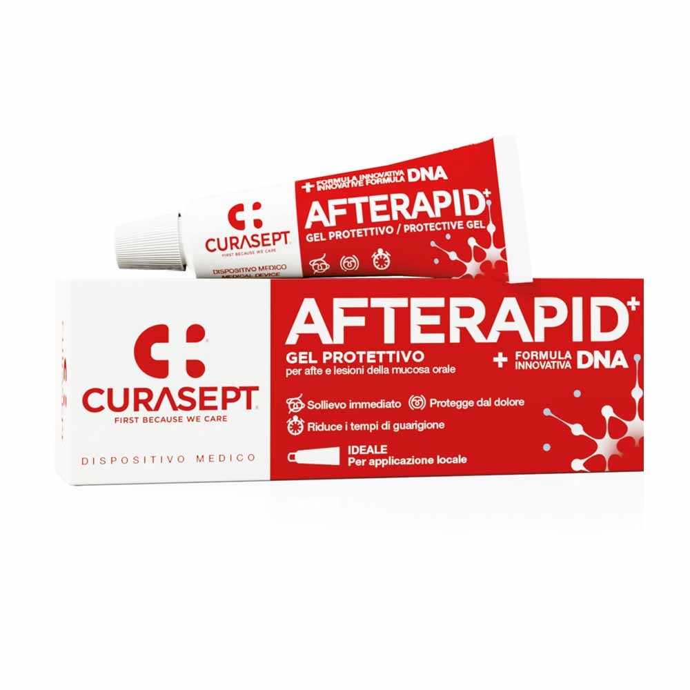 Curasept Afte Rapid Gel Protettivo Formula Innovativa DNA, 10ml