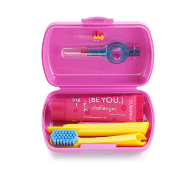 Curaprox Travel Set Travel Set Pink(for Teeth, Tongue and Gums)