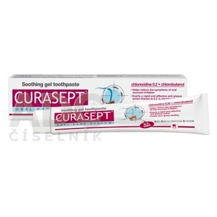 Curasept ADS Soothing Soothing Toothpaste with Gel Consistency 75 Ml
