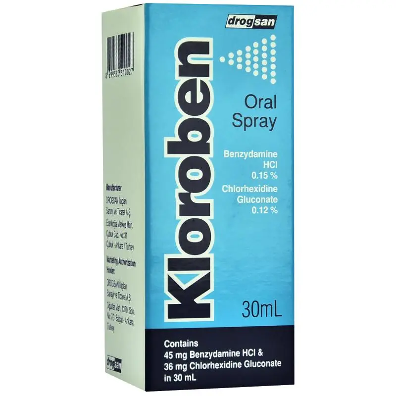 KLOROBEN ORAL SPRAY - 30 ML