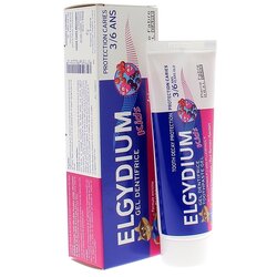 Elgydium Kids Toothpaste Gel Decays Protection 3/6 Years 50ml - Grenadine