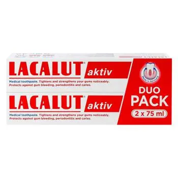 Lacalut Aktiv Toothpaste 75ml x 2pcs