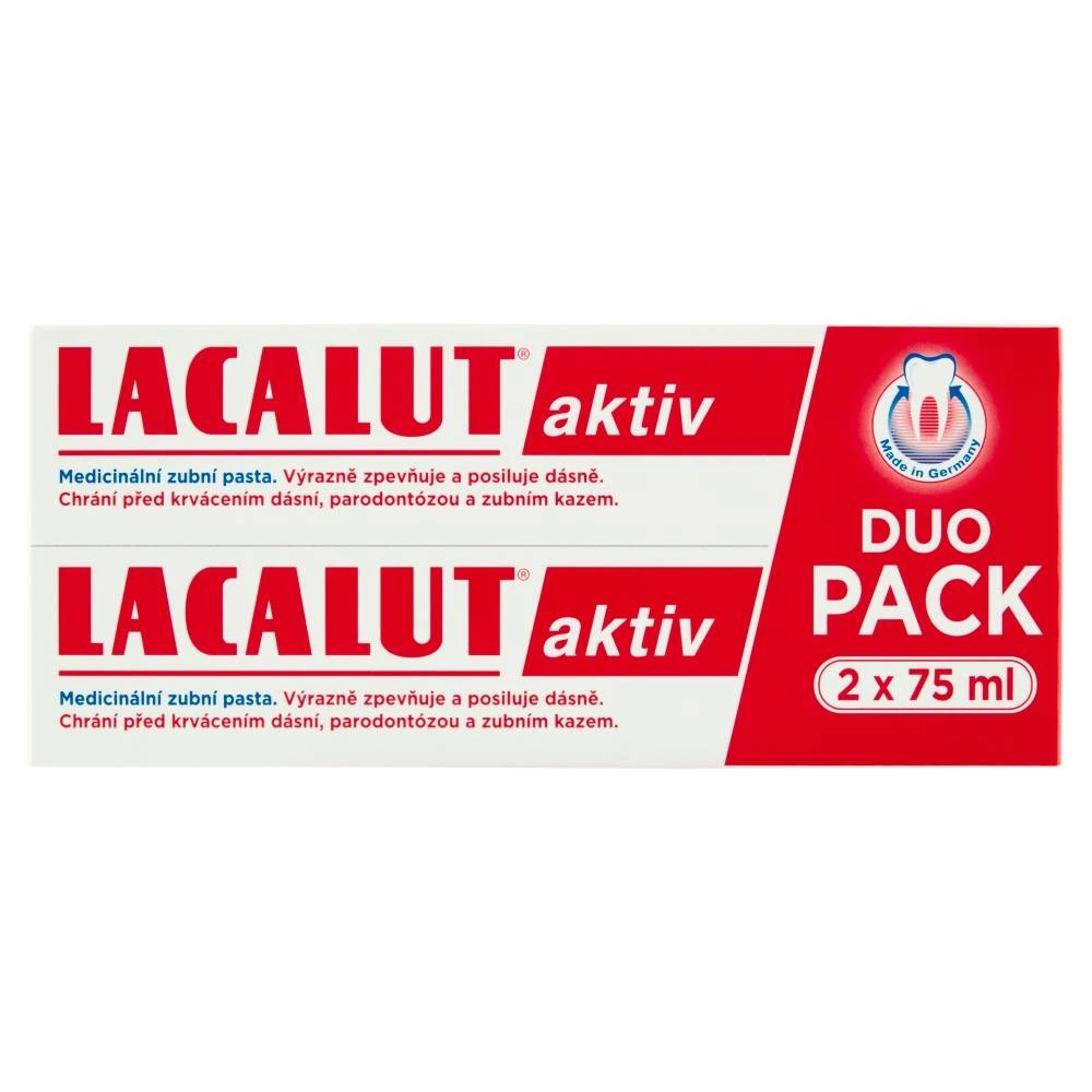 Lacalut Aktiv Toothpaste 75ml x 2pcs