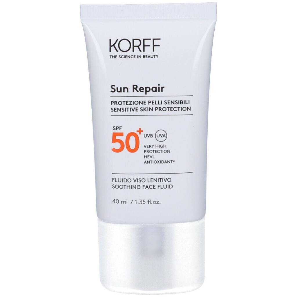 Korff Sun Repair Fluido Viso Lenitivo SPF 50+ 40ml