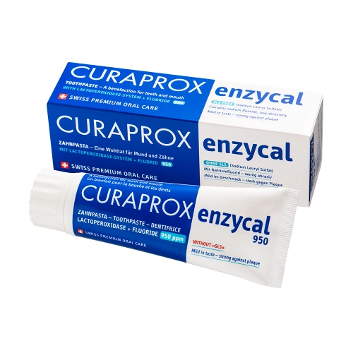 Creme Dental Enzycal 950 - Curaprox  75ML
