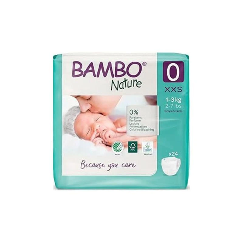 BAMBO NATURE 0- 1-3 KG 24pc
