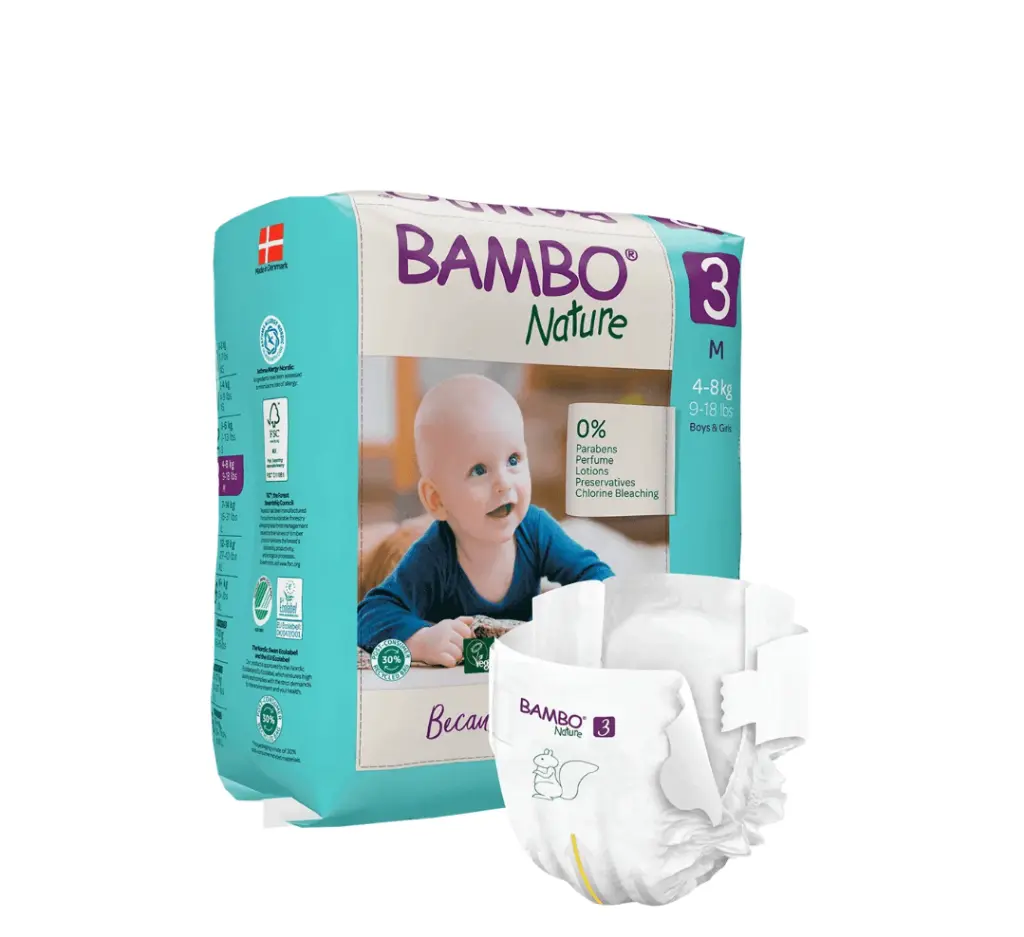 BAMBO NATURE 3 4-8 KG/28 PCS