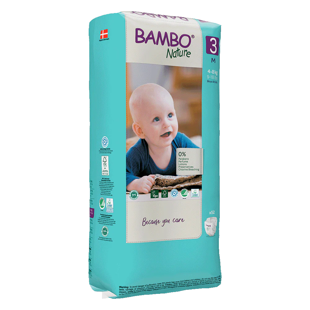BAMBO NATURE 3 TALL 4-8 KG/ 52 PCS