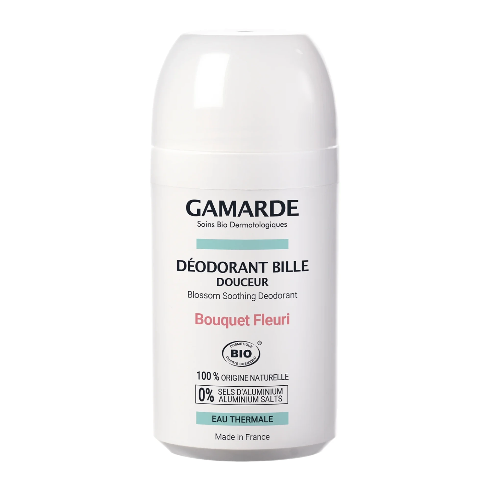 Gamarde Floral Bouquet Gentle Roll-on Deodorant  Aluminum-Free  1.6 Oz