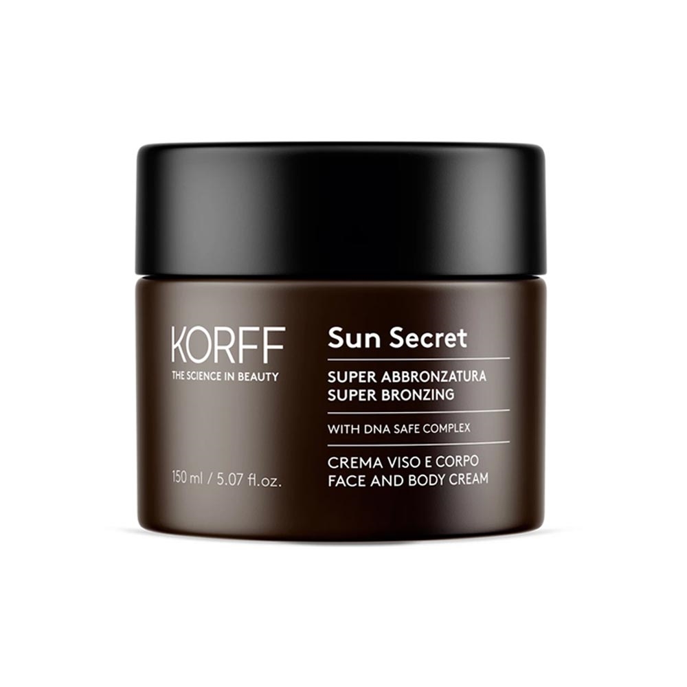 Korff Sun Secret - Crema Viso E Corpo Super Abbronzatura, 150ml