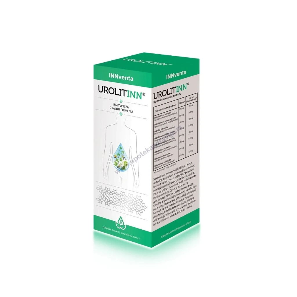 INNventa Uroolitinn Supplement for 600ml Urolithiasis Treatment & Prevention