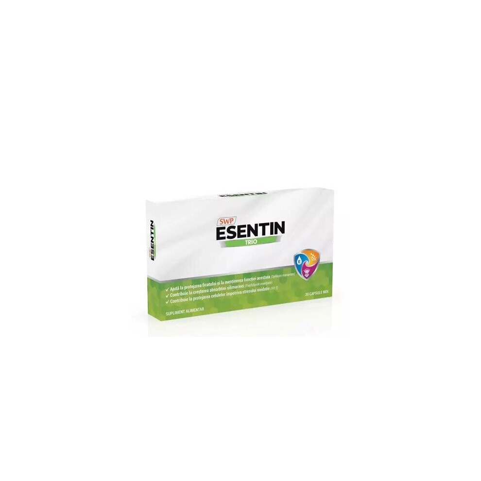 Esentin Trio, 30 Capsules , the Normal Functioning of the Liver.