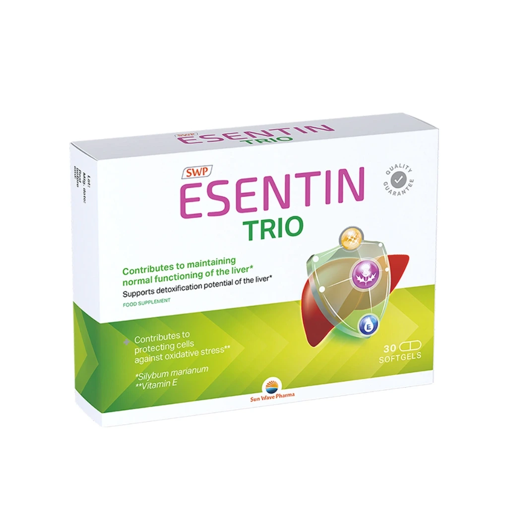 SWP ESENTIN TRIO for normal liver function x 30 caps