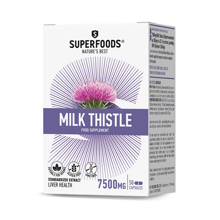 Superfoods Milk Thistle, 50caps
