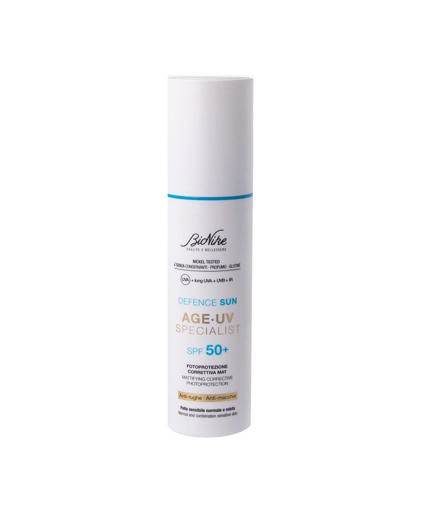 Bionike Defense Sun Age Uv Specialist SPF 50 Mattifying Protection 50 Ml