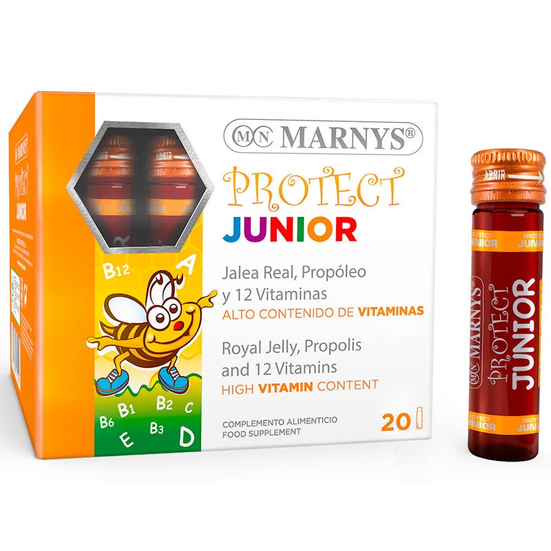 Protect Junior Jalea Real+Propóleo+12 Vitaminas Marnys 20 Viales De 10ml