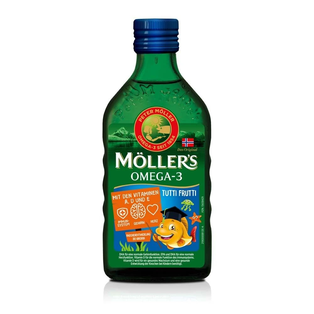Möller's Omega-3 Cod Liver Oil Tutti Frutti (250 ml)