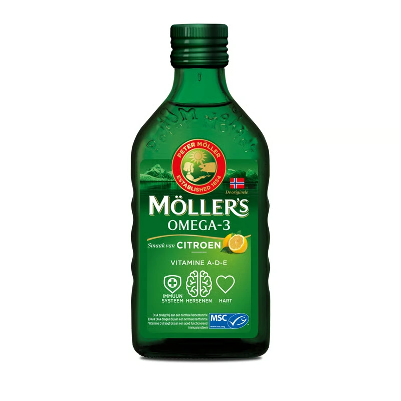Moller's Cod Liver Oil Lemon, 250ml