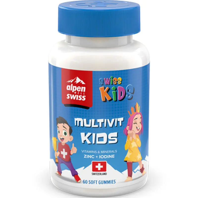 Vitamins of the spring bean Wind Kids (Svis Kids) Multivit Kids with strawberry flavor 60 pcs