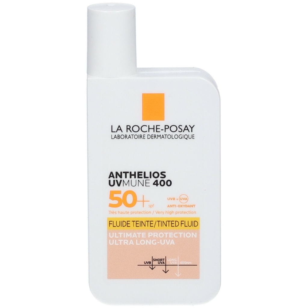 La Roche-Posay Anthelios UVMUNE 400 Protective Tinted Facial Fluid SPF 50+ 50 Ml