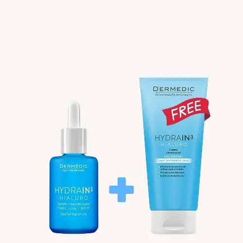 OFERTE DERMEDIC HYDRATING SERUM+ HYDRAIN 3 CLEANSER 30 ML + 200 ML