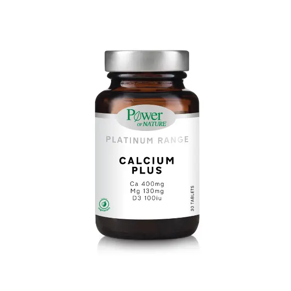 Power of Nature Platinum Range Calcium Plus, 30tabs