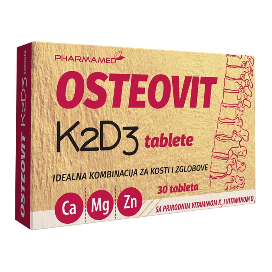 PHARMAMED Osteoviet K2D3 30 tablets