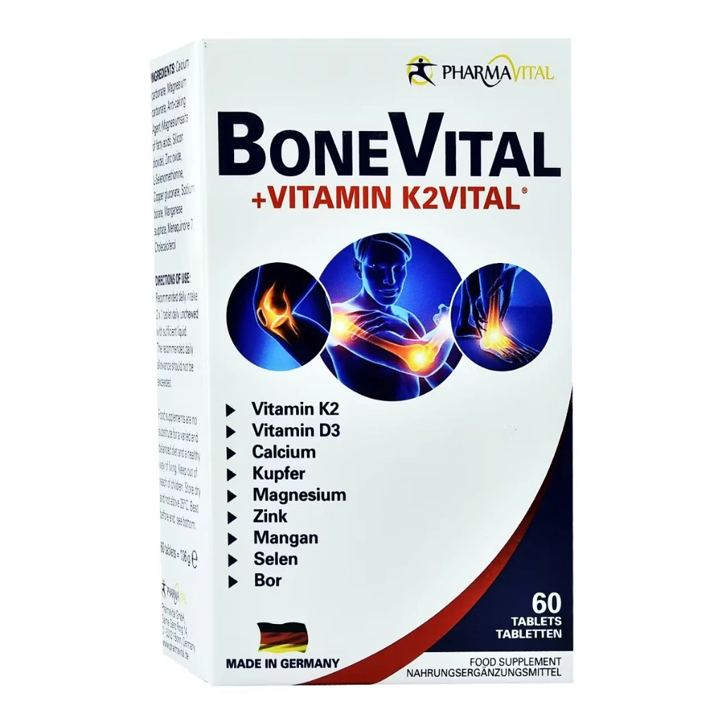 Pharmavital BoneVital + Vitamin K2 60tablets