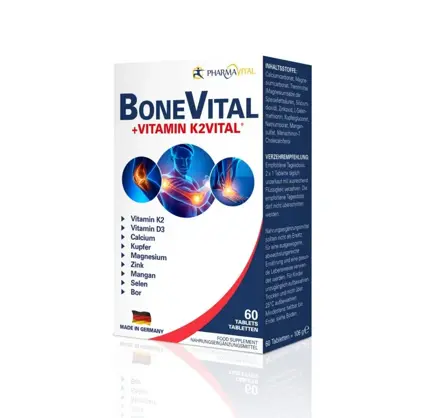 Pharmavital BoneVital + Vitamin K2 60tablets