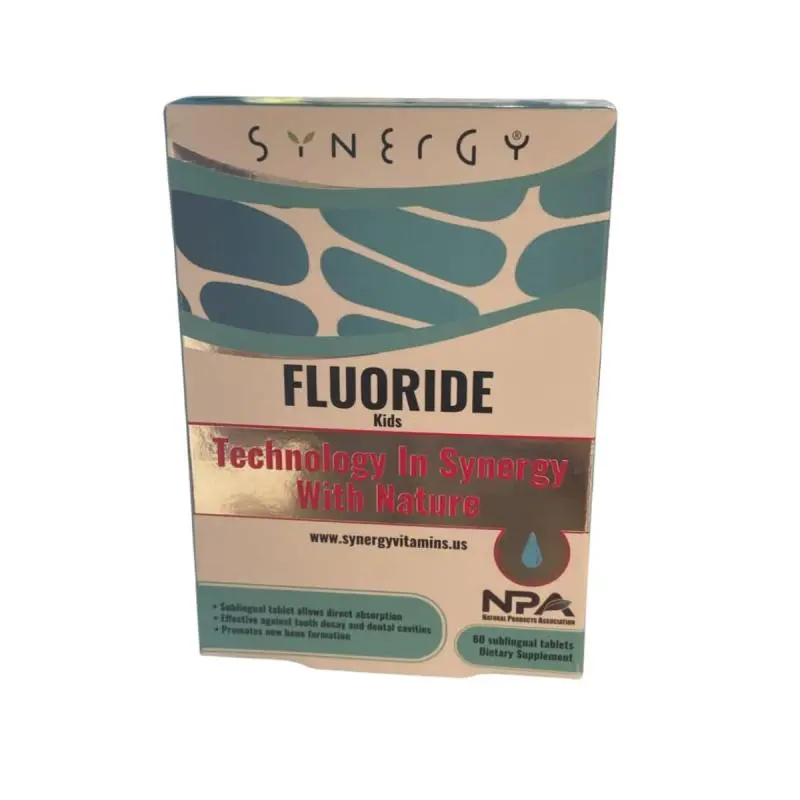 Synergy Fluoride For Kids 0.25 Mg 60 Sublingual Tablets