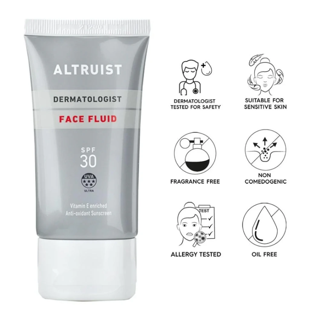 Altruist Face Fluid Facial Sunscreen SPF 30 50 Ml