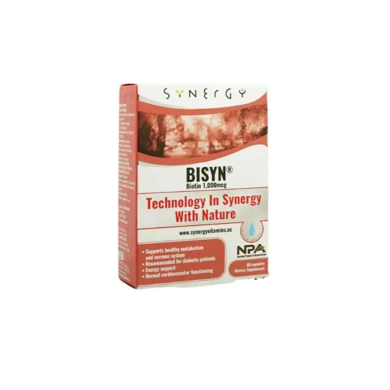 Synergy Bisyn Biotin 60 Capsules