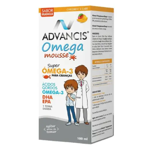 Advancis Omega Mousse Super Omega-3 Mango 100ml