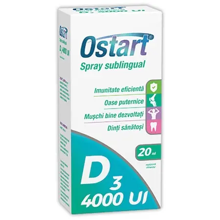 Ostart D3 4000UI, sublingual spray, 20 ml, Fiterman