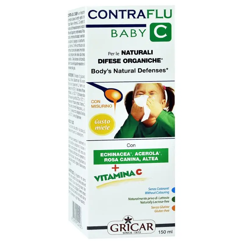 Contra Flu Jarabe Baby 150 Ml Gricar