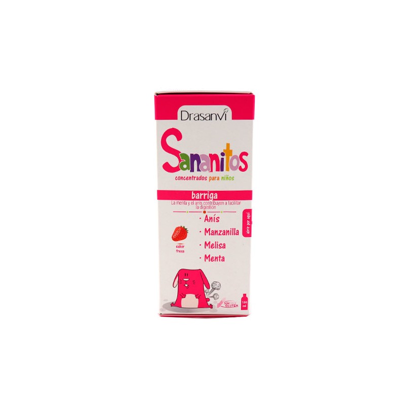 Sananitos Barriga Sabor Fresa 150ml