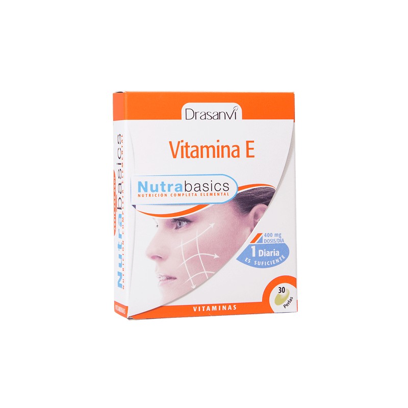 Vitamin E 30 Softgels Nutrabasics Drasanvi