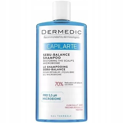 Dermedic Capilarte Deep Cleansing Shampoo for Oily Scalp 300 Ml