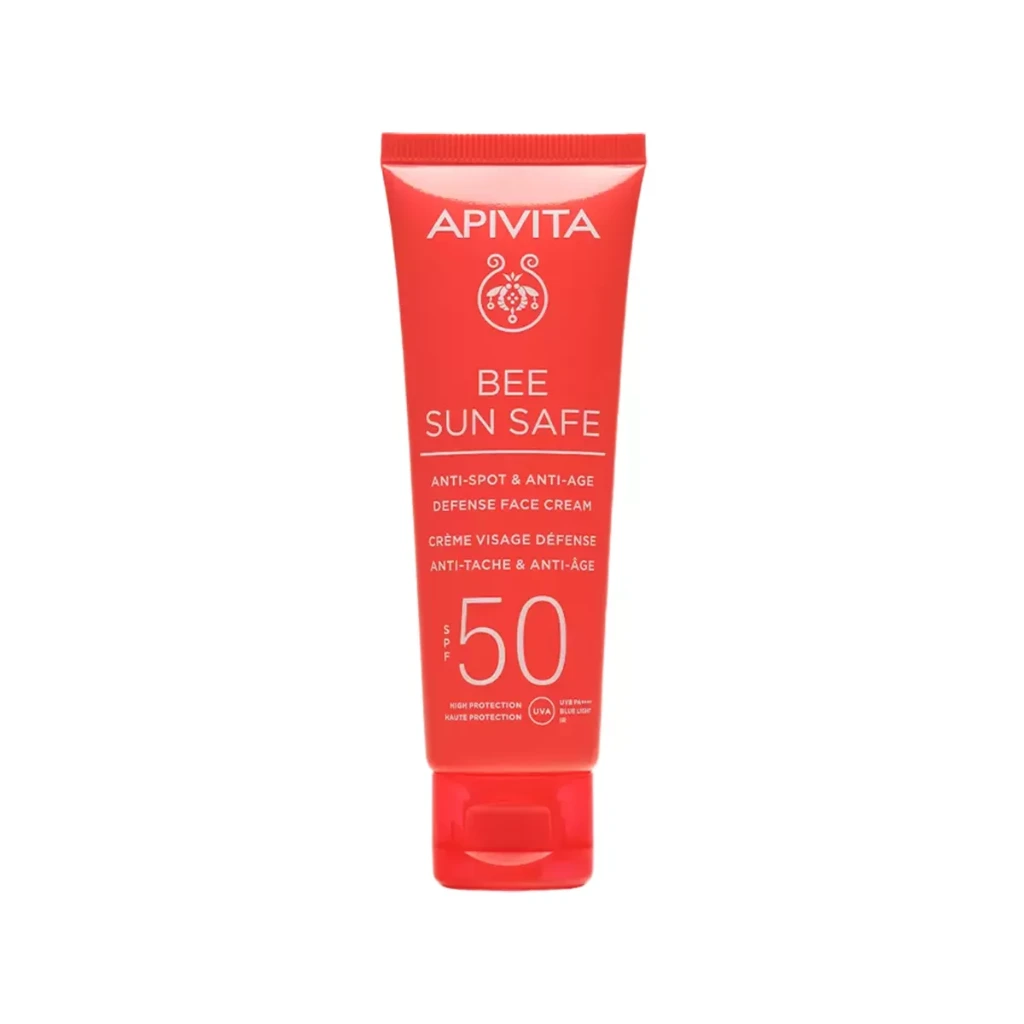 APIVITA BEE SUN SAFE ANTI-SPOT & ANTI-AGE DEFENSE FACEW CREAM 50ML