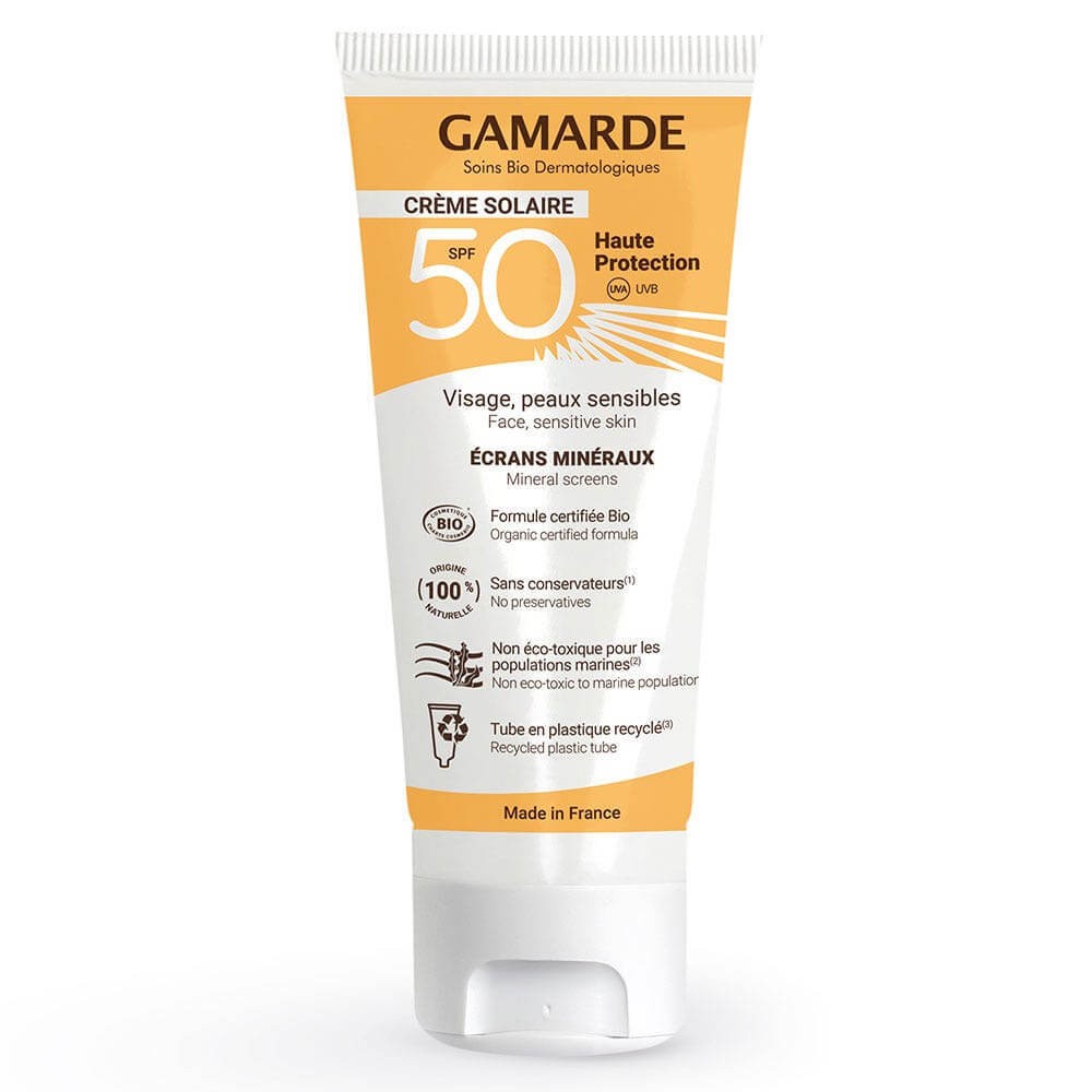 Gamarde Sunscreens Cream SPF50 UVA UVB High Protection 40ml