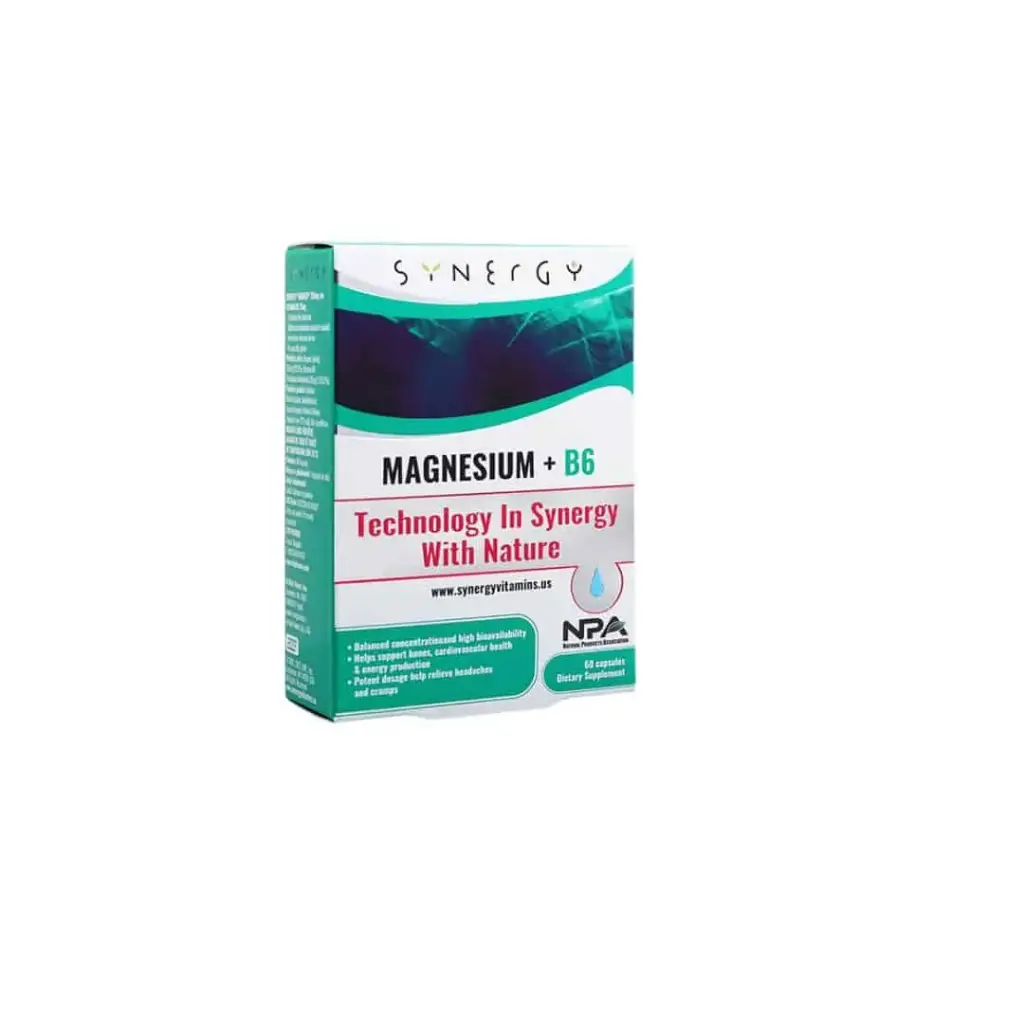 SYNERGY MAGNESIUM+ B6 60 capsules